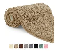 Tappeto da bagno in microfibra, tappeto a pelo lungo 50x80 cm, tappetini per il bagno, morbidi e antiscivolo. Decorazione per la stanza, accessori per il bagno, decorazione autunnale per il ritorno a 