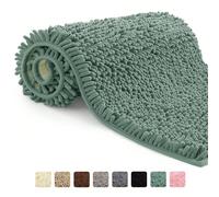 Tappeto da bagno in microfibra, tappeto a pelo lungo 50x80 cm, tappetini per il bagno, morbidi e antiscivolo. Decorazione per il rientro a scuola, decorazione per l'ingresso, il bagno e la cucina Cara