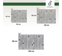 Tappeto Da Bagno LINES In Set Da 3 Antiscivolo Tappeto In Bambù Per Bagno