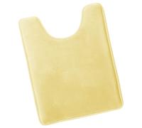 Tappeto da bagno sagomato Clara Clark, ultra morbido, antiscivolo e accogliente, in memory foam di velluto, a forma di U.