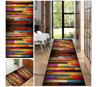 Tappeto da corridoio antiscivolo, 110 x 240 cm, lavabile, per cucina e ingresso, lungo corridoio durevole ed elegante, per la casa, perfetto per la lavanderia