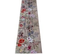 Tappeto da cucina a metraggio provenzale beige fiori largo 50 cm