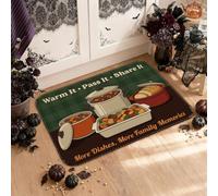 Tappeto da cucina a tema Halloween Family Potluck 40,6 x 61 cm