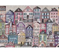 Tappeto Da Cucina Antiscivolo Corsia Runner Fantasia Village By Suardi