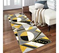 Tappeto da cucina antiscivolo, lavabile, 90 x 260 cm, lungo corridoio, per soggiorno e camera da letto, resistente, morbido ed elegante, ideale come decorazione per la casa