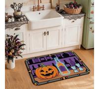 Tappeto da cucina con citazione di Halloween Ghost Bartender, 50 x 79 cm
