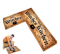 Tappeto da cucina di Halloween,Tappeto di Halloween | Tappetini da cucina antiscivolo in 2 pezzi | Tappeto di benvenuto sotto il lavandino, tappeto da cucina per la decorazione della casa d