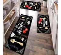 Tappeto da cucina impermeabile, tappetino in memory foam antiscivolo e assorbente, tappeto morbido e ammortizzante anti-fatica impermeabile, tappeto per corridoio, soggiorno e camera da letto, tappeto