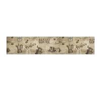 vidaXL Tappeto da Cucina Lavabile Marrone caffè 60x300 cm in Velluto