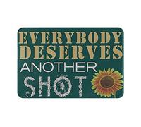 Tappeto Da Cucina Lavabile Zerbino Ingresso Everybody Deserves Shot Classico Tappetini Per Terrazzo Casa Cortile 40X60Cm