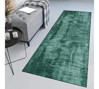 Tappeto da Cucina moderni Verde Scuro,Tappeto Passatoia Corridoio Astrazione Tappeto Cucina Antiscivolo Lavabile 1.2 Metri Tappeti Runner Lungo Tappeto per Cucina,Corridoio,camera,Verde,40x120cm