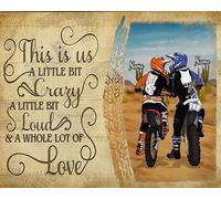 Tappeto Da Cucina Moderno Zerbino Da Esterno Motorcycle We'Re A Team This Is Us A Little Bit Crazy Morbido Tappetini Per Ingresso Terrazzo Interno 40X60Cm