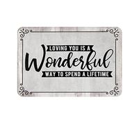 Tappeto Da Cucina Resistente Zerbino Entrata Loving You Is A Wonderful Way To Send A Lifetime Classico Tappetino Di Benvenuto Per Ingresso Cucina Casa 40X60Cm