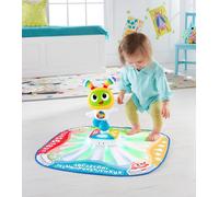 Fisher-Price Bebo Tappetino da ballo e gioco musicale e interattivo con 2 modalità, versione francese, per bambini da 9 mesi in su, DTB18