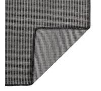 Tappeto da Esterni a Tessitura Piatta 100x200 cm Grigio
