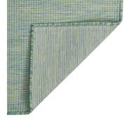 Tappeto da Esterni a Tessitura Piatta 100x200 cm Turchese
