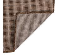 Tappeto da Esterni a Tessitura Piatta 200x280 cm Marrone