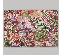 Tappeto da esterno con motivo vegetale multicolore 160x230 cm