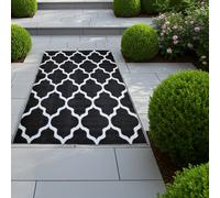 Tappeto da esterno "Kate" tappeto da spiaggia in polipropilene nero 150x240 cm