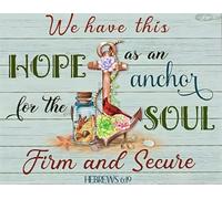 Tappeto Da Esterno Resistente Sporco Zerbino Entrata We Have This Hope As An For The Soul Resistente Tappetino Porta Per Cucina Terrazzo Camera 40X60Cm