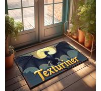 Tappeto da esterno Texturiner: l'ultimo editor di texture drago per i giocatori, zerbino di benvenuto tappetino per interni antiscivolo autunno tappeto (50 x 80 cm)