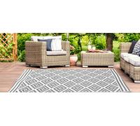 Tappeto da giardino Jet-Line Austin grigio, esterno, terrazza, balcone, 90 x1...