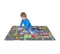 Tappeto Da Gioco Educativo - Moquette Per Bambini, Di Traffico Della Scena Del Traffico Urbano Mappa Del Design Pavimento Per Bambini Soggiorno, Sala Giochi, Camera Da Letto,