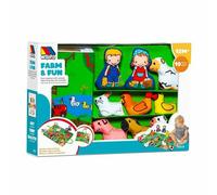 Tappeto da gioco Moltó Farm and Fun Metallo Plastica
