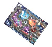 Tappeto da gioco per bambini, 33 x 22 pollici, tappeto per la vita della città, per veicoli giocattolo, divertente tappeto educativo per le ragazze, camera da, sala giochi, gioco di guida