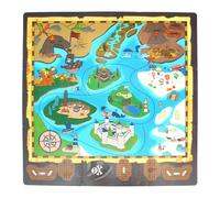 Tappeto Da Gioco Sunta Mappa Del Tesoro E Nave | Set Da 9 Pezzi