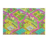 Tappeto da Gioco Taglio Campus Tappeto-Gioco Stuoia Bambino Opaco