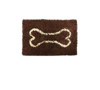 Tappeto da ingresso o da esterno 50x80 cm con disegno a forma di osso