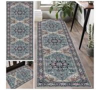 Tappeto da passatoia antiscivolo, 100 x 280 cm, lavabile, per cucina e corridoio, lungo e stretto, per scale e corridoi, con retro antiscivolo, per la sicurezza in interni
