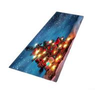 Tappeto da pavimento con motivo a strisce assorbenti in velluto e fondo in plastica antiscivolo per camera da letto e uffici (4)