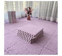 Tappeto Da Pavimento In Schiuma Peluche Tappetino Da Gioco Puzzle Non Colpisci Tappeto In Pile Morbido Per Bambini Da Letto Per Bambini(Purple,40pcs)