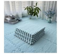 Tappeto Da Pavimento In Schiuma Peluche Tappetino Da Gioco Puzzle Non Colpisci Tappeto In Pile Morbido Per Bambini Da Letto Per Bambini(Blue,15 pcs)
