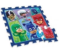 TAPPETO DA PAVIMENTO LUDICO PJ MASKS PUZZLE IN SPUGNA 9 PEZZI 88 X 88 CM STAMP