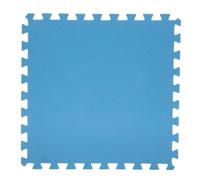 Tappeto da pavimento modulabile per piscina, 8 piastrelle da 50 x 50 cm, blu