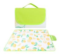 Tappeto da picnic - Copertura impermeabile e pieghevole | 200 x 200 cm Lenzuolo da picnic anti-sabbia con manico - per spiaggia campeggio tenda piscina balcone festival musicale terrazza