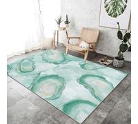 Tappeto da Soggiorno 120x180 cm stampa Sotto Il Mare Ostrica Consistenza tappeto rettangolare camera da letto antiscivolo Pelo Corto tappeto decorativo, Lavabile in Lavatrice - Verde