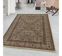 Tappeto da soggiorno design orientale a pelo corto per camera da letto, cucina, corridoio, resistente e morbido con altezza pelo di 9 mm Misurare: 160 x 230 cm Colore: Beige-2