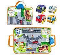 Tappeto da strada per bambini, Tappeto da strada per auto - Tappeto per traffico musicale per l'apprendimento precoce,Tappeti per bambini Tappeto da gioco Stabile Tappeto da strada alimentato a batter