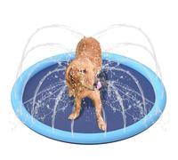 Tappeto d'Acqua - Giochi d'Acqua da Esterno con Sprinkler,Tappeto Rinfrescante per Cani | per Giardino Spiaggia Prato Festa di Compleanno Estate Asilo