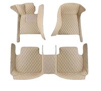 Tappeto Decorativo Per BMW X5 E70 2006-2013 Anno Tappetini Per Auto Dettagli Interni Accessori Tappeto Antiscivolo In Pelle Artificiale Tappetini Antiscivolo(Beige)