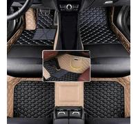 Tappeto Decorativo Per Fiat Per Palio 2004-2006 Tappetino Auto In Pelle Artificiale Proteggi Il Tappeto Accessorio Interno Del Tuo Veicolo Tappetini Auto(Black With Beige)