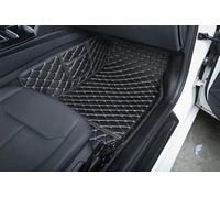 Tappeto Decorativo Per Jeep Per Renegade 2016 2017 2018 2019 Tappetini Per Auto In Pelle Uomo Donna Copertura Completa Per Tappeti Cuscinetti Piedi(Right Black White)