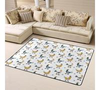 Tappeto decorativo per soggiorno, morbido, lavabile, per camera da letto, soggiorno, 160 x 122 cm