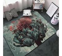 Tappeto decorativo per soggiorno, motivo zombie, apocalisse, antiscivolo, lavabile, 7,6 x 12,7 cm, per camera da letto, soggiorno, 152 x 99 cm