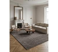 Tappeto design Unifarben Senza tempo Facile da pulire Pratico Lavabile Resistente Resistente Moka 60x100 cm Soggiorno Gang OEKO-TEX Testato per sostanze nocive Pavimento Asciugatura rapida