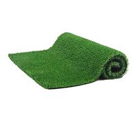 Tappeto di artificiale verde, 2 m x 1 m, tappeto erboso sintetico per interni ed esterni, giardino, patio, prato